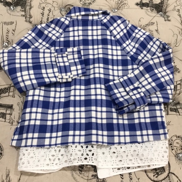 Lewit Eyelet Inset Check Jacket - Picture 6 of 10